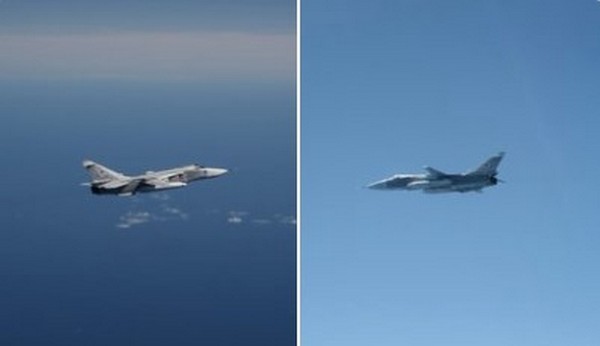 Винищувачі Швеції перехопили над Балтійським морем російські бомбардувальники Су-24 та Су-34 Винищувачі Швеції перехопили над Балтійським морем російські бомбардувальники Су-24 та Су-34